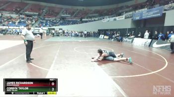 6A-170 lbs Cons. Round 5 - Corbyn Taylor, West Salem vs James Richardson, Mountainside