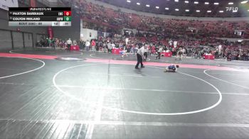 66 lbs Cons. Round 5 - Colton Reiland, Appleton North Youth Wrestling vs Paxton Barbiaux, Luxemburg-Casco Wrestling Club