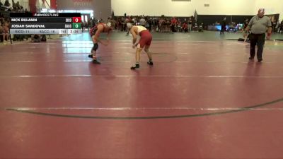149 lbs Semis & 3rd Wb (16 Team) - Nick Bulanin, Sierra College vs Josiah Sandoval, Sac City