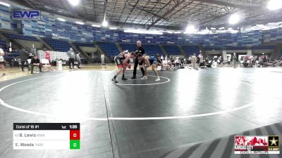 144 lbs Consi Of 16 #1 - Braden Lewis, Askren Wrestling Academy vs Eli Woods, Thoroughbred Wrestling Academy (TWA), MO