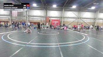 54 lbs Rr Rnd 1 - Kaura Coles, Michigan Wrestling Academy - GHSE vs Anastasia Zeigler, Maine Trappers Blue - GHSE