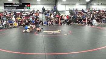 157 lbs Champ. Round 1 - Landon Hammond, Erie vs Jacob McDaniel, Wheatland