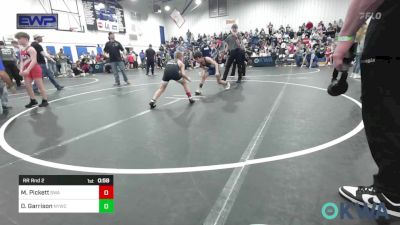 83 lbs Rr Rnd 2 - Mason Pickett, Shelton Wrestling Academy vs Derrick Garrison, Newcastle Youth Wrestling