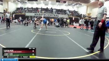 160 lbs 1st Place Match - Lucas Boe, Red Cobra Wrestling Academy vs Cody Cox, Norwell Wrestling Club