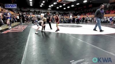 55 lbs Semifinal - Xayden Phillips, Chickasha Youth Wrestling vs Tom Trimble, Husky Wrestling Club