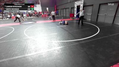 66 lbs Semifinal - Smith Wickman, Evansville Wrestling Club vs Landon Ritschard, RT Elite Wrestling