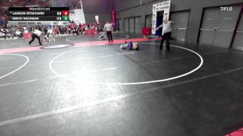 66 lbs Semifinal - Smith Wickman, Evansville Wrestling Club vs Landon Ritschard, RT Elite Wrestling