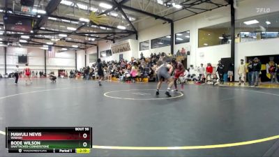 165 lbs Champ. Round 1 - Mawuli Nevis, Wabash vs Bode Wilson, Unattached-Cornerstone