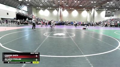 106 lbs Cons. Round 6 - Ricardo Poolaw, Cleveland vs Cooper Smith, Maize HS