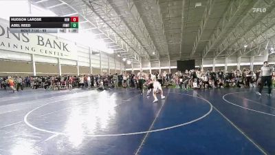95 lbs Cons. Round 1 - Hudson LaRose, Hook Em W.C vs Abel Reed, 208 Badgers Wrestling Club