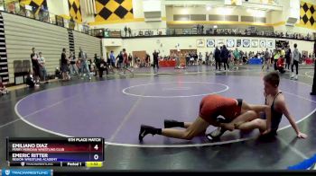 110 lbs 5th Place Match - Emiliano Diaz, Perry Meridian Wrestling Club vs Emeric Ritter, Region Wrestling Academy