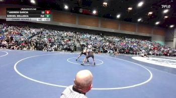 150 lbs Champ. Round 2 - Ezekiel Bellanca, Placer vs Andrew Garcia, Lincoln