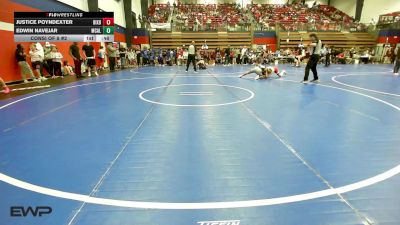 120 lbs Consi Of 8 #2 - Justice Poyndexter, Bixby HS Boys vs Edwin Navejar, Mcalester HS