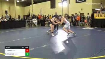 187 lbs Final - Jake Conroy, Ringgold vs Nathan Morcheid, Derry