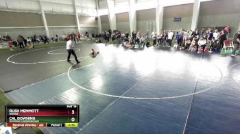 52 lbs Cons. Round 5 - Rush Memmott, Ravage vs Cal Downing, Wyoming Underground