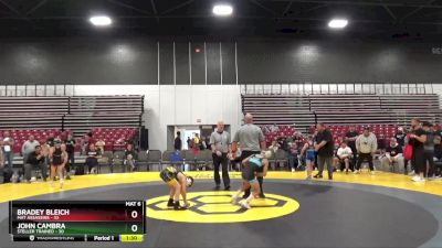 70 lbs Placement Matches (8 Team) - John Cambra, Steller Trained vs Bradey Bleich, Mat Assassins