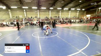 109 kg Round Of 16 - Austin Angle, Chain Wretling Academy vs Stetson Osborn, Cornerstone