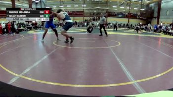 285 lbs Champ. Round 2 - Rhodes Molenda, Edmond North vs Isaiah Taylor, AIM Academy