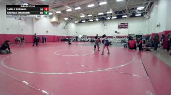 140 lbs Cons. Round 3 - Camila Bernaga, Sanger vs Georgia Amarante, Norco