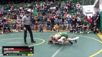 120 lbs Champ. Round 3 - Gage Older, WHITMER vs Garrison Weisner, CLAY