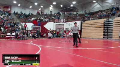 85 lbs Round 2 - Aydin McCallum, Avon vs Ajaye Kincaid, Highland Wrestling Club