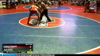 2 lbs Quarterfinal - Logan Steward, Oglethorpe County vs Clay Hyatt, Haralson County