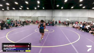 164 lbs Round 1 (4 Team) - Grace Bercier, North Dakota Red vs Elaina Pollock, North Carolina