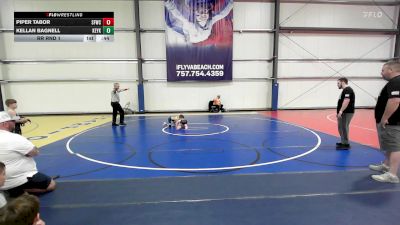 52 lbs Rr Rnd 1 - Piper Tabor, FORGE ELM 2 vs Kellan Bagnell, Keystone Krush