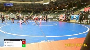 125 lbs Quarterfinal - Mason Milsaps, Team Texas vs Mario DiBella, NFWA