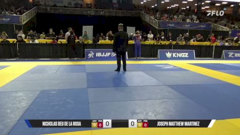 Nicholas Beu De La Rosa vs Joseph Matthew Martinez 2026 Pan Kids Jiu-Jitsu IBJJF Championship
