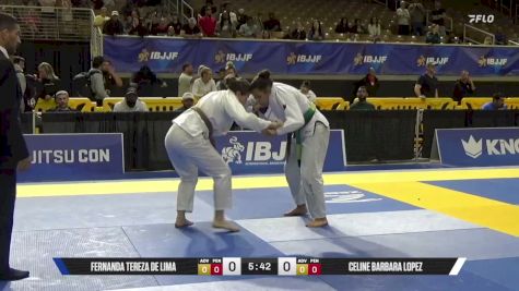 Celine Barbara Lopez vs Fernanda Tereza De Lima 2026 Pan Jiu Jitsu IBJJF Championship