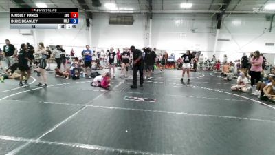 64 lbs Round 2 (4 Team) - Kinsley Jones, Storm Wrestling Center vs Dixie Beasley, R&R Ladies Purple