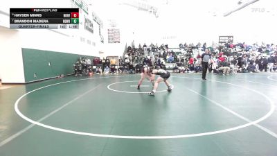 138 lbs Quarterfinal - Hayden Minns, North Haven vs Brandon Madera, Notre Dame-West Haven