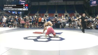285 lbs Champ. Rd Of 32 - Zyan Knollmeyer, Missouri vs Kade West, Washington