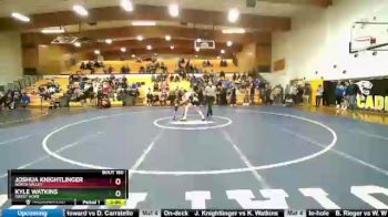 120 lbs Quarterfinal - Joshua Knightlinger, North Valley vs Kyle Watkins, Sweet Home