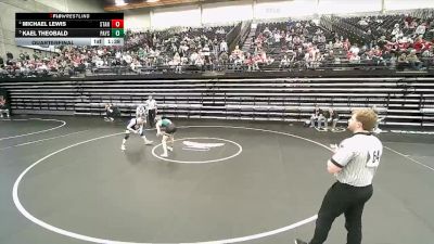 4A 132 lbs Quarterfinal - Kael Theobald, Payson vs Michael Lewis, Stansbury