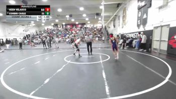 106 lbs Champ. Round 2 - Corbin Cagle, Shadow Hills vs Keen Velasco, Marshall