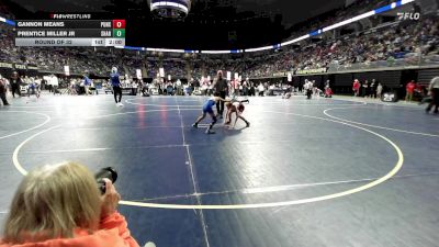70 lbs Round Of 32 - Gannon Means, Punxsutawney vs Prentice Miller Jr, Sharpsville