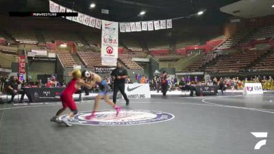 All Cadet Boys Freestyle Lower - 100 lbs Cons. Semis - Ryder Bareng vs Rama Valencerina, Fremont Warriors Wrestling Club