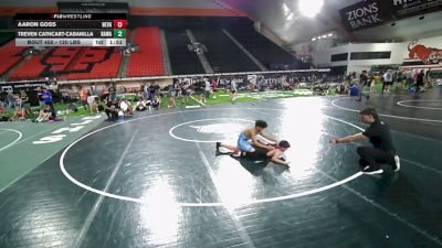 120 lbs 5th Place Match - Aaron Goss, Nevada vs Treven Cathcart-Cabanilla, Hawaii
