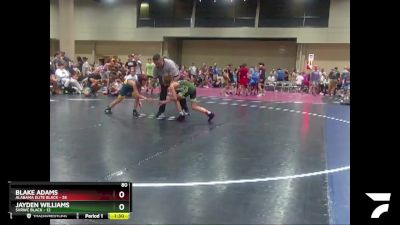 80 lbs Round 4 (8 Team) - Blake Adams, Alabama Elite Black vs Jayden Williams, SVRWC Black