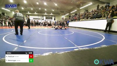 120 lbs Rr Rnd 1 - Kole Roblyer, Wyandotte Youth Wrestling vs Tuck Weisinger, Wyandotte Youth Wrestling