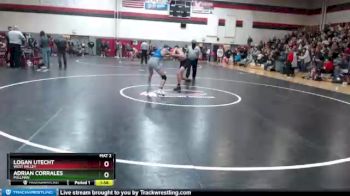 126 lbs Quarterfinal - Logan Utecht, West Valley vs Adrian Corrales, Pullman