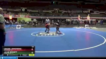 120 lbs Finals (2 Team) - Jahleel Armstrong, Grassfield vs Jacob Bennett, Currituck HS