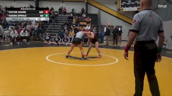 120 lbs Quarterfinal - Kassie Sprole, Waverly-Shell Rock vs Haylee Adams, Newton