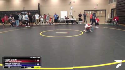 67 lbs Round 2 - Hank Shinn, Moen Wrestling Academy vs Ryker Norman, Ubasa Wrestling Academy