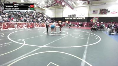 235 lbs Cons. Round 2 - Alannah Davis, La Quinta/La Quinta vs Aileen Armenta, Aquinas