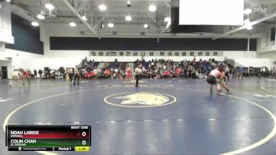 285 lbs 1st Place Match - Noah Larios, Imperial vs Colin Chan, El Dorado