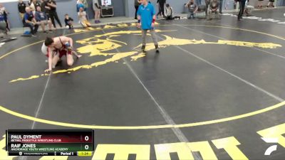 138 lbs X Bracket - Paul Dyment, Bethel Freestyle Wrestling Club vs Raif Jones, Anchorage Youth Wrestling Academy