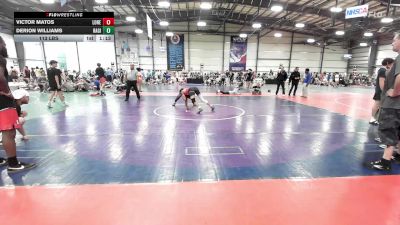 113 lbs Rr Rnd 3 - Victor Matos, Lone Star Legends vs Derion Williams, Ragin Raisins Catawba HS